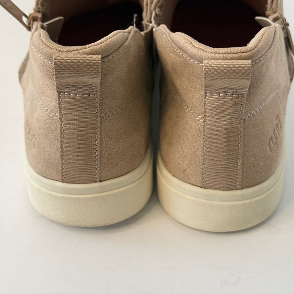 Ryka Women's Hensley 2 Suede Ankle Zip Sneaker Booties in Taupe Size 8.5. - Picture 5 of 10